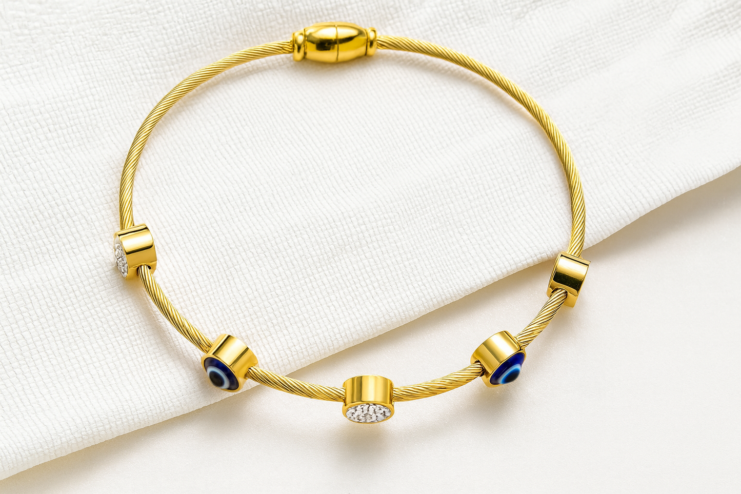 Evil Eye Luxe Armreif